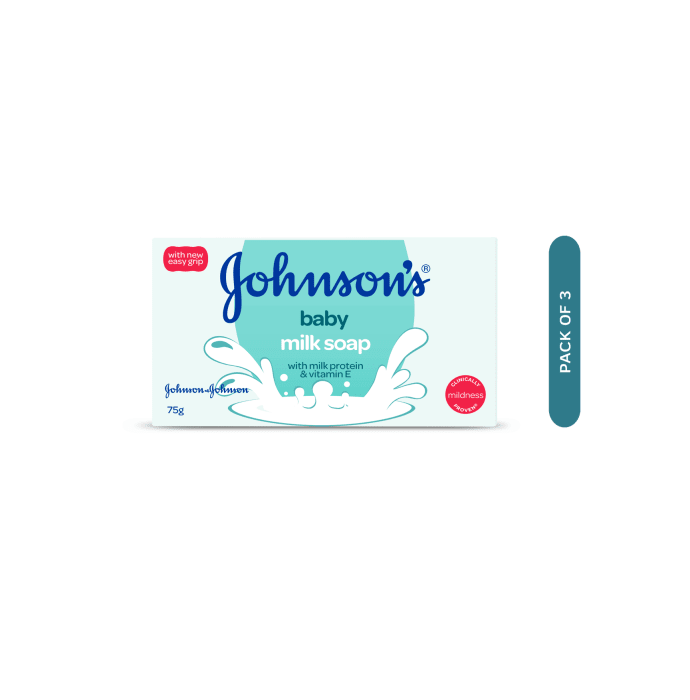 Johnsons baby milk soap pack of 3